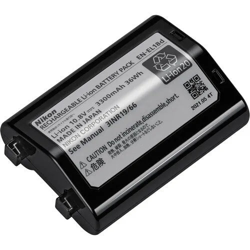 Nikon EN-EL18d Rechargeable Lithium-Ion Battery (10.8V, 3300mAh) - BHM Store