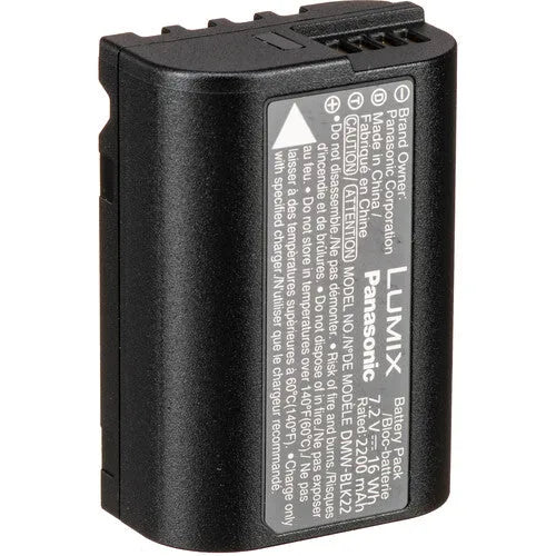 Panasonic DMW-BLK22 Lithium-Ion Battery (7.2V, 2200mAh) - BHM Store