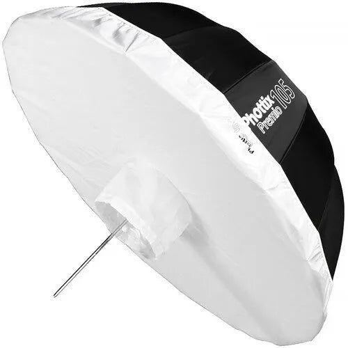 Phottix Premio Reflective Umbrella with Diffuser (105cm, Silver)