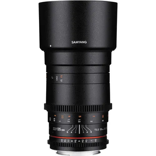 Samyang 135mm T2.2 AS UMC VDSLR II Lens for Nikon F Mount - BHM Store