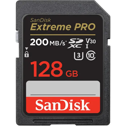SanDisk 128GB Extreme PRO UHS-I 200mb/s. SDXC Memory Card