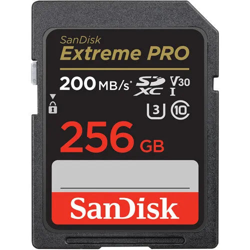 SanDisk 256GB Extreme PRO UHS-I 200mb/s. SDXC Memory Card