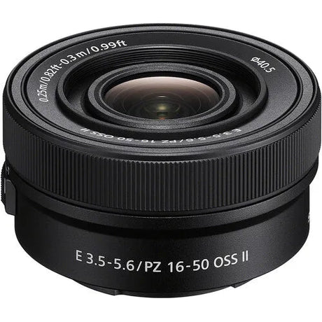 Sony E PZ 16-50mm f/3.5-5.6 OSS II Lens (Sony E, Black) - BHM Store