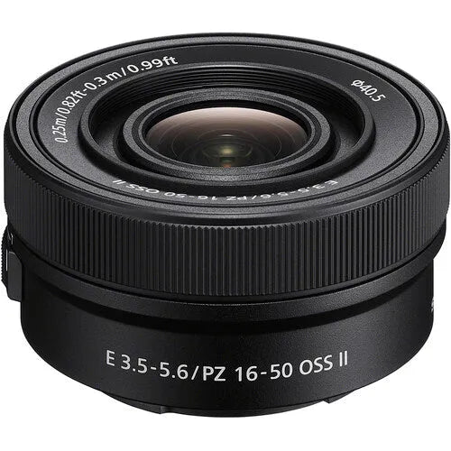 Sony E PZ 16-50mm f/3.5-5.6 OSS II Lens (Sony E, Black) - BHM Store