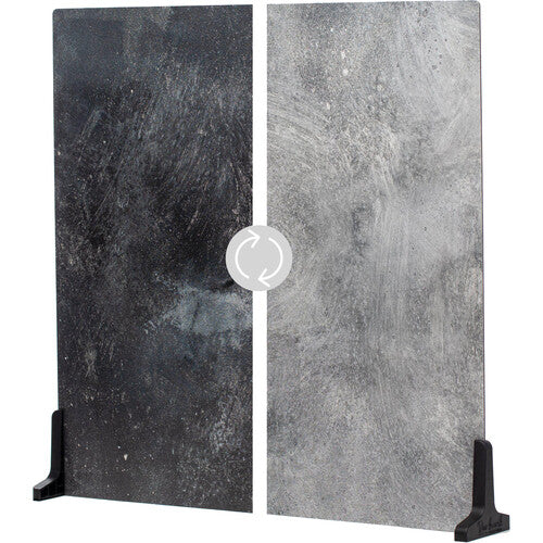V-FLAT WORLD Duo-Board Double-Sided Background (Gray Chalk / Dark Chalk, 60 x 60cm)