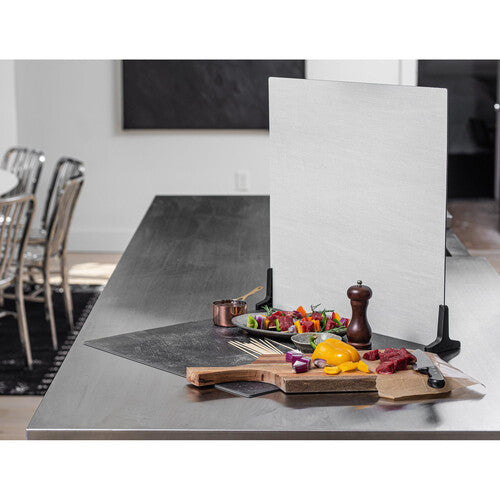 V-FLAT WORLD Duo-Board Double-Sided Background (Gray Chalk / Dark Chalk, 60 x 60cm)