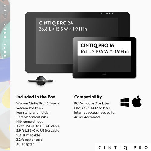 Wacom Cintiq Pro 16 Creative Pen & Touch Display (2021)