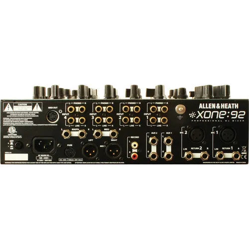 Allen & Heath XONE 92 Professional Six-Channel Club/DJ Mixer