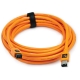 Tether Tools TetherPro FireWire 800 9-Pin to FireWire 400 6-Pin Cable (Orange, 15')