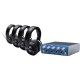 PreSonus HD9/HP4 Pack 4-Channel Headphone Amplifier with 4 Closed-Back Headphones