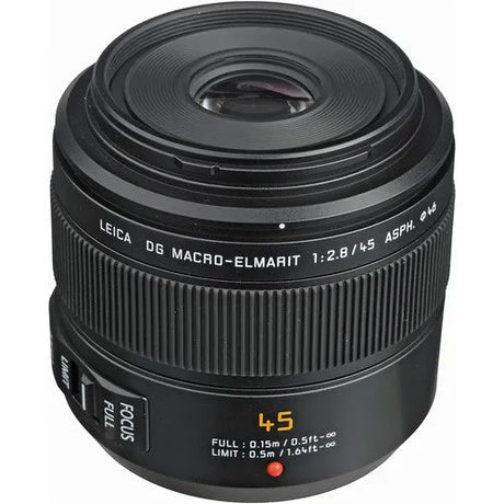 Panasonic Leica DG Macro-Elmarit 45mm f/2.8 ASPH. MEGA O.I.S. Lens - BHM Store