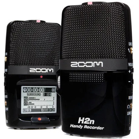 Zoom H2n 2-Input / 4-Track Portable Handy Recorder with Onboard 5-Mic Array - BHM Store