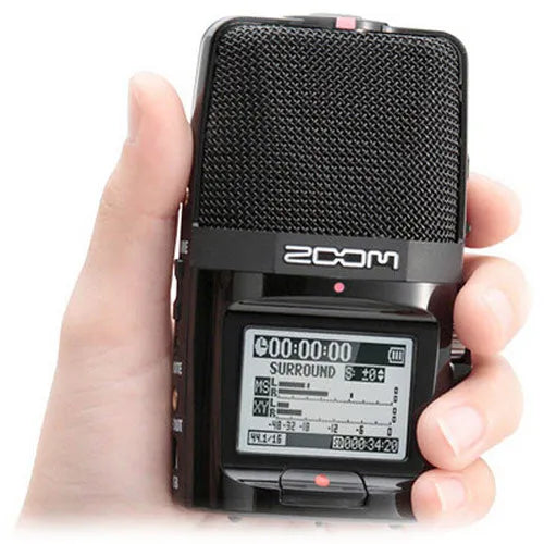 Zoom H2n 2-Input / 4-Track Portable Handy Recorder with Onboard 5-Mic Array - BHM Store