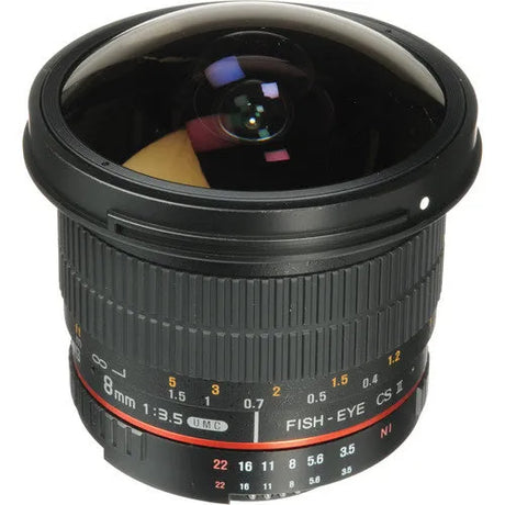 Samyang 8mm f/3.5 HD Fisheye Lens with AE Chip and Removable Hood for Nikon - BHM Store