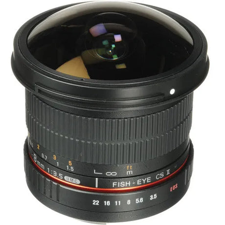 Samyang 8mm f/3.5 HD Fisheye Lens with Removable Hood for Canon - BHM Store