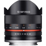 Samyang 8mm f/2.8 Fisheye II Lens for Sony E Mount - BHM Store