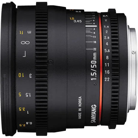 Samyang 50mm T1.5 VDSLR AS UMC Lens for Canon EF Mount - BHM Store