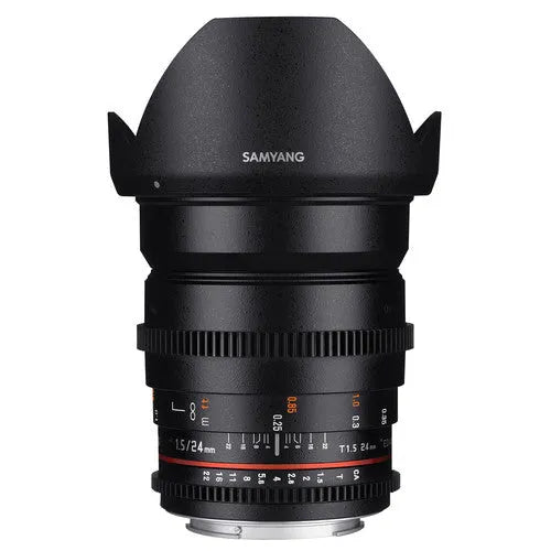 Samyang 24mm T1.5 VDSLRII Cine Lens for Nikon F Mount - BHM Store