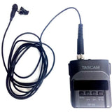 TASCAM DR-10L Micro Portable Audio Recorder with Lavalier Microphone (Black) - BHM Store