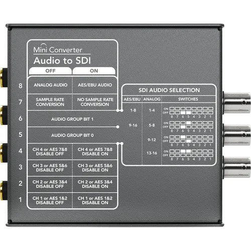 Blackmagic Design Audio to SDI Mini Converter