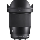 Sigma 16mm f/1.4 DC DN Contemporary Lens (Micro Four Thirds) - BHM Store