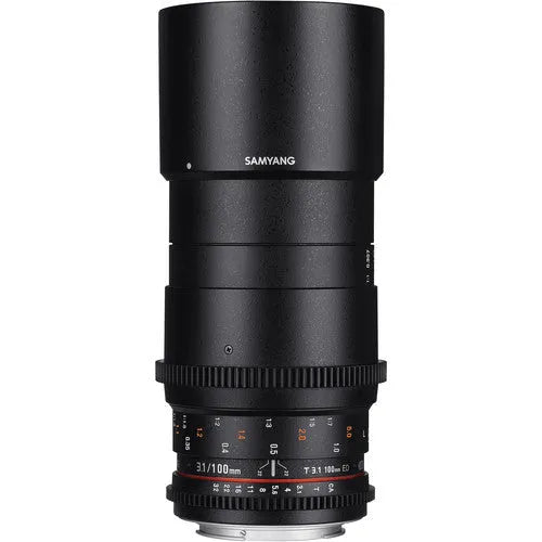 Samyang 100mm T3.1 VDSLRII Cine Lens for Micro Four Thirds Mount with Macro - BHM Store