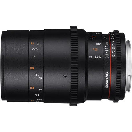 Samyang 100mm T3.1 VDSLRII Cine Lens for Sony E Mount with Macro - BHM Store