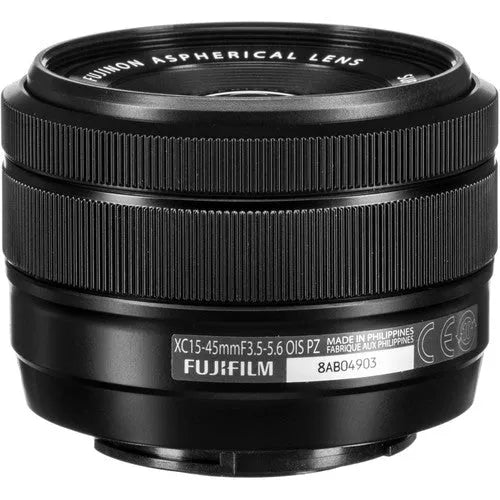 FUJIFILM XC 15-45mm f/3.5-5.6 OIS PZ Lens (Black) - BHM Store