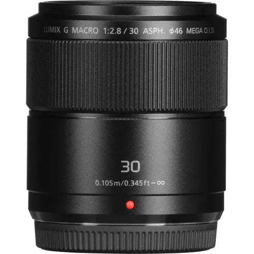 Panasonic Lumix G Macro 30mm f/2.8 ASPH. MEGA O.I.S. Lens - BHM Store