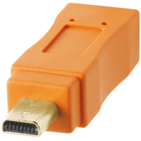 Tether Tools TetherPro USB-A 2.0 to Mini-B 8-Pin Cable (15', Orange) - BHM Store