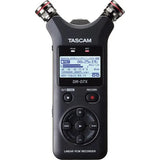 TASCAM DR-07X 2-Input / 2-Track Portable Audio Recorder with Onboard Adjustable Stereo Microphone - BHM Store