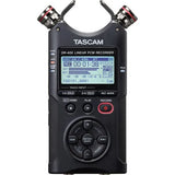 TASCAM DR-40X 4-Channel / 4-Track Portable Audio Recorder and USB Interface with Adjustable Mic - BHM Store