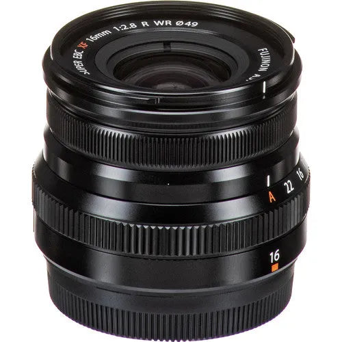 FUJIFILM XF 16mm f/2.8 R WR Lens (Black) - BHM Store