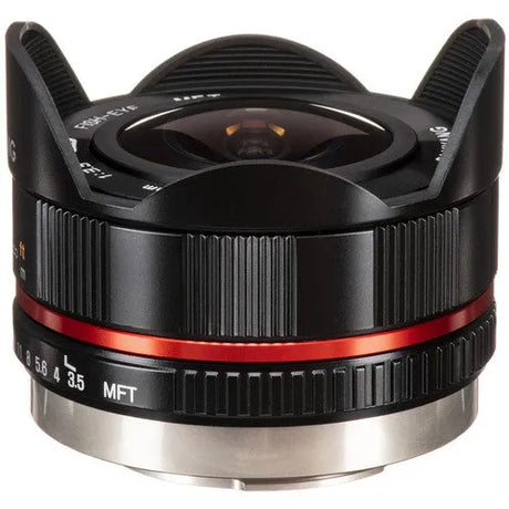 Samyang 7.5mm f/3.5 UMC Fisheye MFT Lens - Black - BHM Store