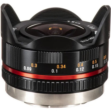 Samyang 7.5mm f/3.5 UMC Fisheye MFT Lens - Black - BHM Store