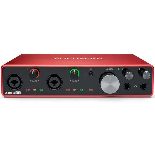 Focusrite Scarlett 8i6 8x6 USB Audio/MIDI Interface (3rd Generation) - BHM Store