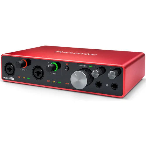 Focusrite Scarlett 8i6 8x6 USB Audio/MIDI Interface (3rd Generation) - BHM Store