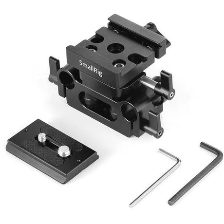 SmallRig Universal Baseplate with 15mm LWS Rod Support - BHM Store