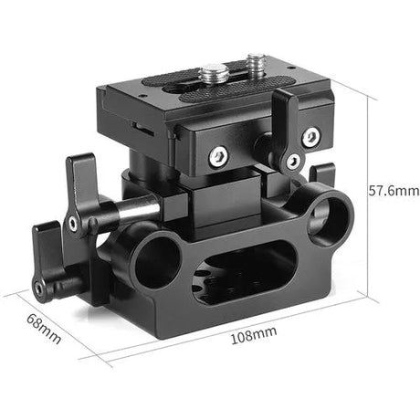 SmallRig Universal Baseplate with 15mm LWS Rod Support - BHM Store