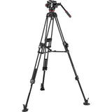 Manfrotto 504X Fluid Video Head & 645 FAST Aluminum Tripod with Mid-Level Spreader - BHM Store