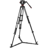 Manfrotto 504X Fluid Video Head & MVTTWINGA Aluminum Tripod with Ground Spreader - BHM Store