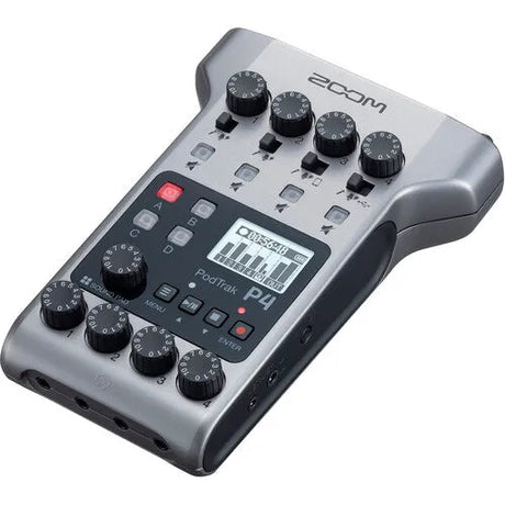 Zoom PodTrak P4 Portable Multitrack Podcast Recorder - BHM Store