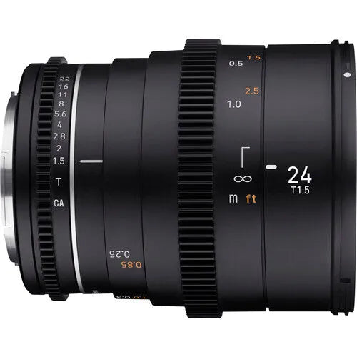 Samyang 24mm T1.5 VDSLR MK2 Cine Lens (MFT Mount) - BHM Store