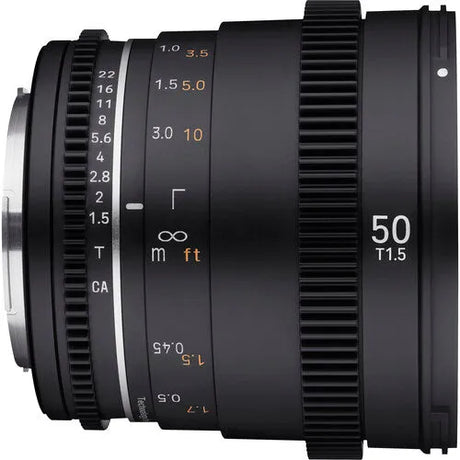 Samyang 50mm T1.5 VDSLR MK2 Cine Lens (E Mount) - BHM Store