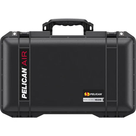 Pelican 1535AirWD Wheeled Carry-On Hard Case with Padded Divider Insert (Black) - BHM Store