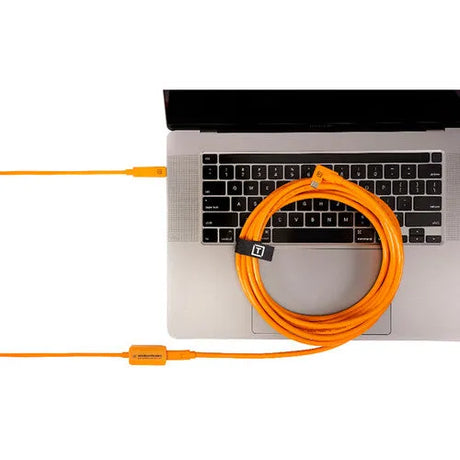 Tether Tools TetherBoost Pro USB Type-C Core Controller Extension Cable (16', High-Visibility Orange) - BHM Store