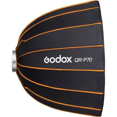 Godox P70 Quick Release Parabolic Softbox with Bowens Mount & Grid (70cm) - BHM Store