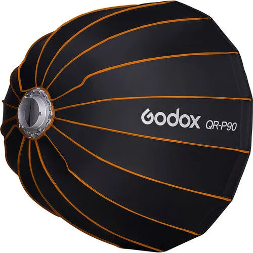 Godox P90 Quick Release Parabolic Softbox with Bowens Mount & Grid (90cm) - BHM Store