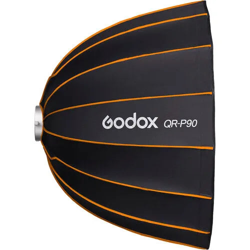 Godox P90 Quick Release Parabolic Softbox with Bowens Mount & Grid (90cm) - BHM Store