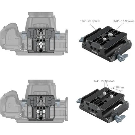 SmallRig Universal Camera Baseplate with 15mm LWS Rod Clamp - BHM Store